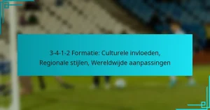 3-4-1-2 Formatie: Culturele invloeden, Regionale stijlen, Wereldwijde aanpassingen