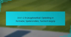 3-4-1-2 In Jeugdvoetbal: Opleiding in formatie, Spelersrollen, Tactisch begrip
